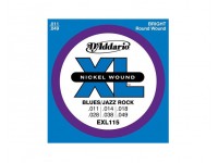D´Addario Jogo de Cordas Aço 011 Guitarra Eléctrica EXL115 D´Addario Jogo de Cordas Aço 011 Guitarra Eléctrica EXL115